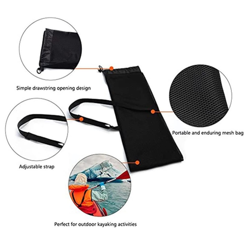 Iegefirm 1 x Canoe Split Paddle Carry Bag Waterproof Padded