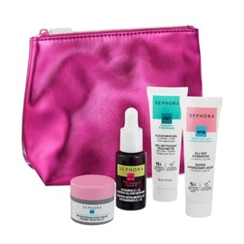 Sephora Favorites Moving Lights Mini Mania 4 Piece Skincare Essentials - Glow Serum - Eye Cream - Gel Cleanser and Hydrator