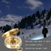 Outdoor Compass, Waterproof Compass, Portable Waterproof Pocket Compass, Multifunctional Luminous