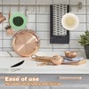 sourcing map 2Pcs Round Braided Placemats, 9.4" Woven Placemats Kitchen