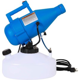 4.5L (1.2 Gallon) Electric ULV Portable Fogger Sprayer Machine Atomizer Mist Cold Fogger Machine Spraying Distance 30ft for Home,Hotel,Church,School,Yard