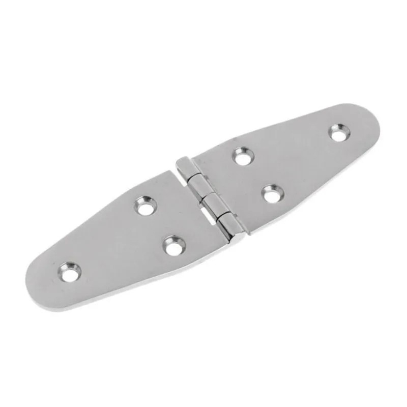 JT-HLM 2Pcs Stainless Steel Boat Hinge Stamped 5-1/2'' Marine Mount