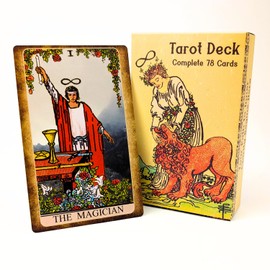 Witchy Cauldron Large Tarot Cards –Based on The Classic Rider Waite System– Upgraded Classic Design