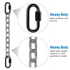 BeneLabel 2 Hanging Chair Chain with 4 Carabiners, Heavy Duty