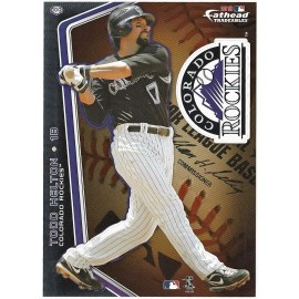 Fathead TODD HELTON FATHEAD TRADEABLES COLORADO ROCKIES REMOVABLE WALL DECAL 2010 #100
