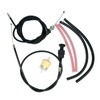 RYTIME TTR125 Carburetor and Choke Cable Kit/Carburetor Throttle Cable Compatible