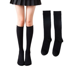 mujina Women's Compression Leggings, Compression Socks, Summer, High Socks, Black, Compression Tights, Compression Spats, Elastic Stockings, Night Socks, Tightening, Black