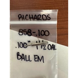 RICHARDS MICRO TOOL 2FL SE CARBIDE ENDMILL 858-.100 .100" 1-1/2"OAL