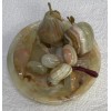 Unbranded Marble mini fruit plate with mini fruit Apple, Pears,Grapes,