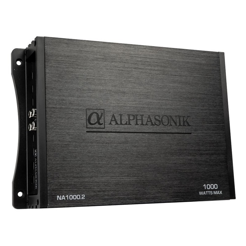Alphasonik NA1000.2 Neuron Series 1000 Watts Max 2-Channel Car Amp