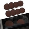 TripleAliners Car Cup Holder Insert Leather Coaster, Leather Cup Holder