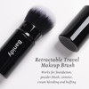 NOVIIML rush Kabuki Face Brushes Retractable Travel Blush Brush Portable
