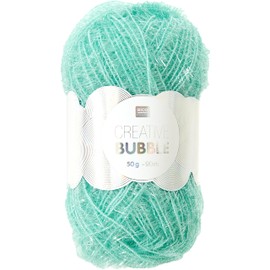 Rico Creative Bubble 50g Knitting Wool Knitting Sponges Crochet Aqua