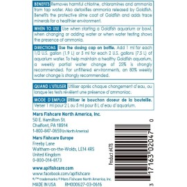 API GOLDFISH PROTECT Aquarium Water Conditioner Conditioner, White