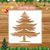 HOWAF 16 Pine Tree Stencils, Christmas Tree Small Christmas Stencils