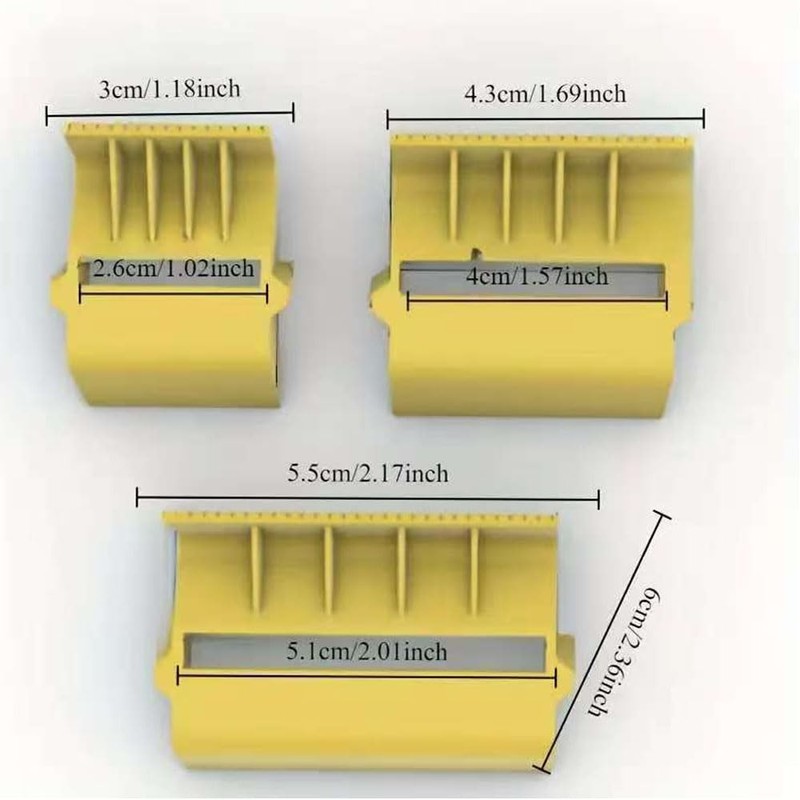 Masking Tape Cutter, Set of 3, Packing Tape Cutter, Cellotape