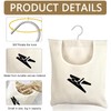 Clothes Peg Bag with Hooks, Reusable Peg Bag, Portable Clothes