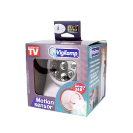 Motion Sensor Lamp - Range Approx. 5 Metres - Weatherproof - 360° Rotatable - Can be used as a Torch