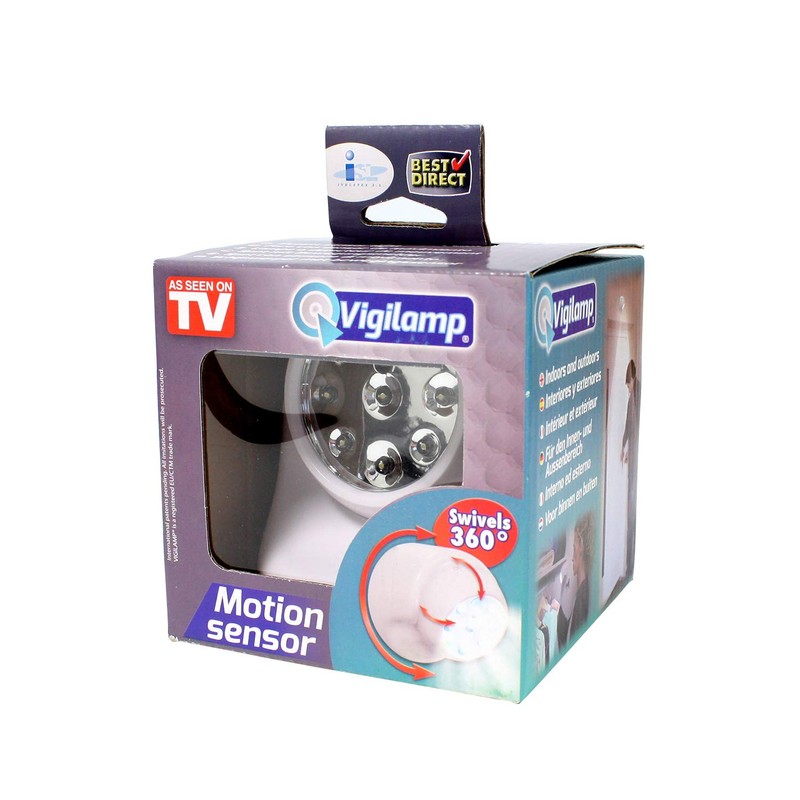 Motion Sensor Lamp - Range Approx. 5 Metres - Weatherproof