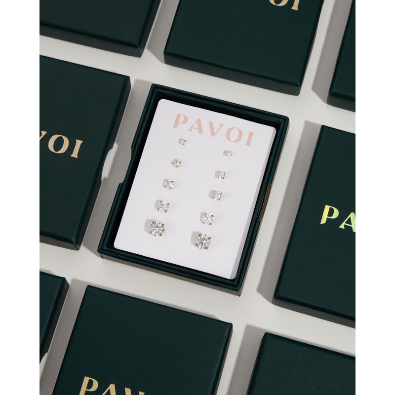 PAVOI 14K Gold Plated Opal Pendant Necklaces for Women |