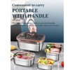Lunch Box, Stainless Steel Food Storage Containers Leak Proof& Airtight