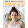 Spongiduits 3-in-1 Neck Massager Pillow,Massage Neck Hump - Heating, Vibration,
