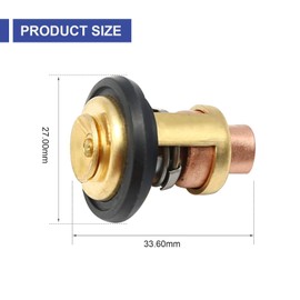 Termostato de motor fueraborda para Honda Marine BF 8 9.9 15 20 25 30 40 50 60 100 200 225hp 19300-ZW9-003 motor fueraborda (19300-ZW9-003)