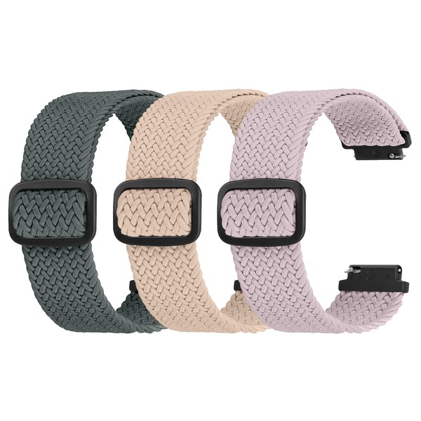 Ecogbd Elastic Nylon Replacement Strap 16mm 18mm 20mm 22mm, Quick