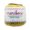Mercerized Cotton Crochet Thread 8 191yrds (Yellow Mustard)