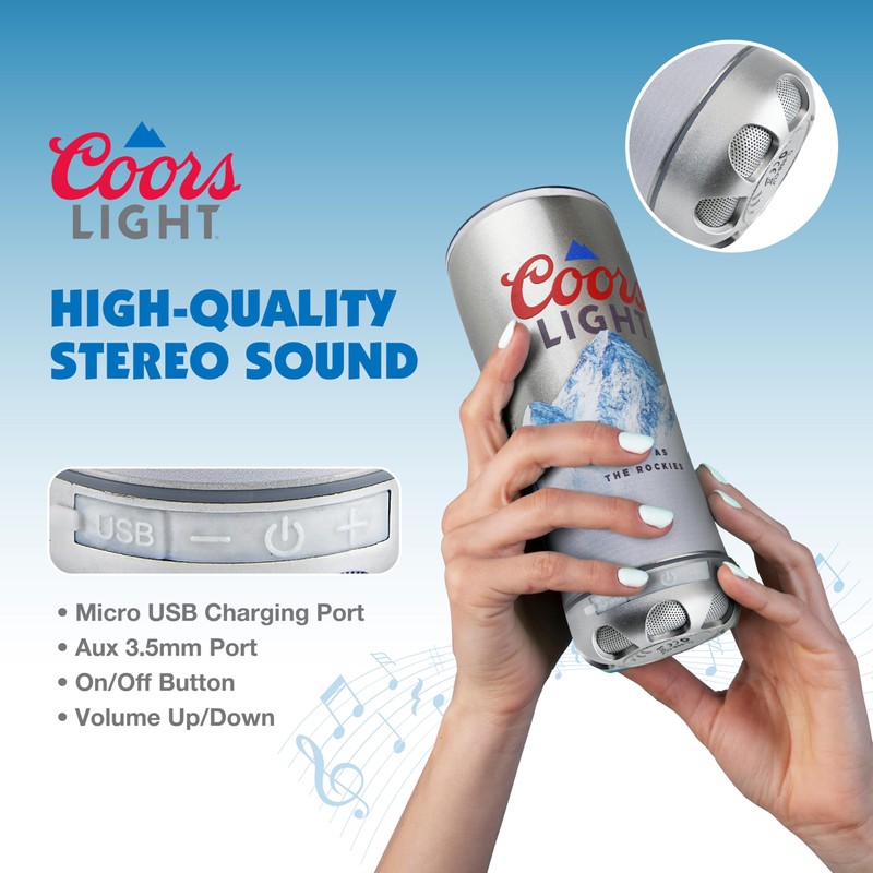 Gabba Goods Coors Light 16oz Stainless Steel Double Wall Insulated