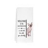 EXUQO Funny Bathroom Hand Towels Dishcloths for Cat Mom Dad