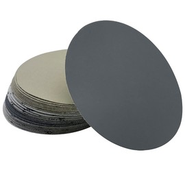 AutKerige 6 Inch Wet Dry Sandpaper, 24 PCS Assorted Grit Sanding Disc (400/600/800/1000) with Premium Silicon Carbide, Hook and Loop Polish Sandpaper for Auto, Wood or Metal Polishing and Sanding