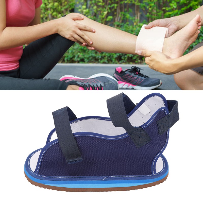 Cast Shoe Open Heel Breathable Protective Prevent Slip Post Operative