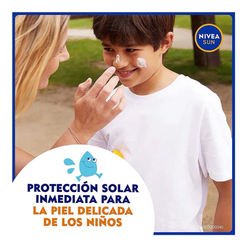 Protector Solar Corporal NIVEA SUN Kids FPS50+ 125ml, Bloqueador Solar