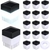 Tujoe 16 Pack Solar Fence Post Cap Lights 2In x