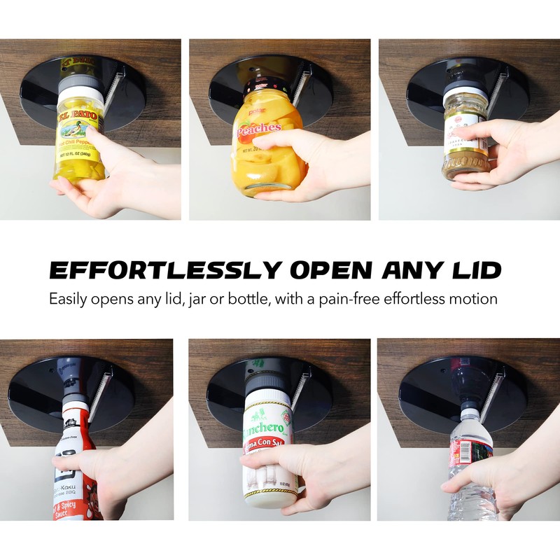 MOJO-HOME Under Counter Easy Jar Opener for Weak Hands -