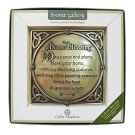 Bronze Plated Wall Plaque with A Home Blessing