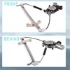 Predep Rear Left Driver Side Power Window Regulator with Motor