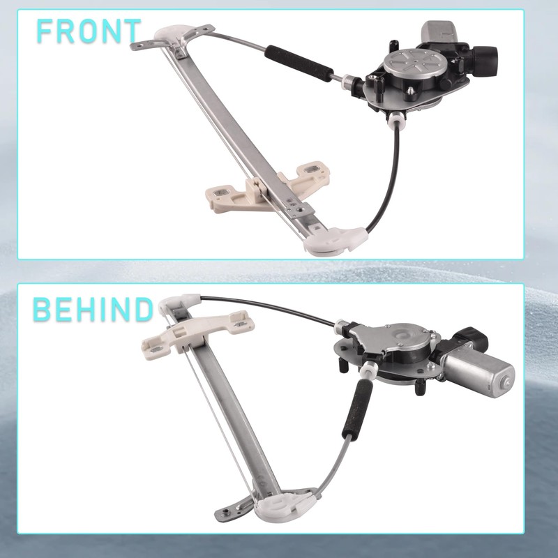 Predep Rear Left Driver Side Power Window Regulator with Motor