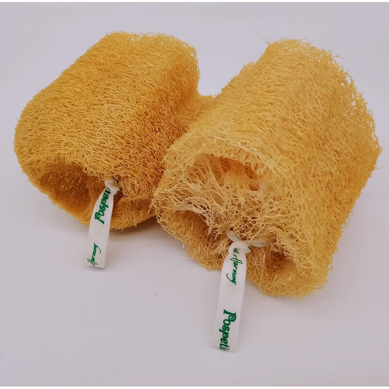 100% Natural Loofah Loofah Scrubbing Scourer Natural Color Unbleached Safe