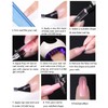 Nail Extension Gel Kit Beautiful Elegant Mild Glitter Decoration Poly