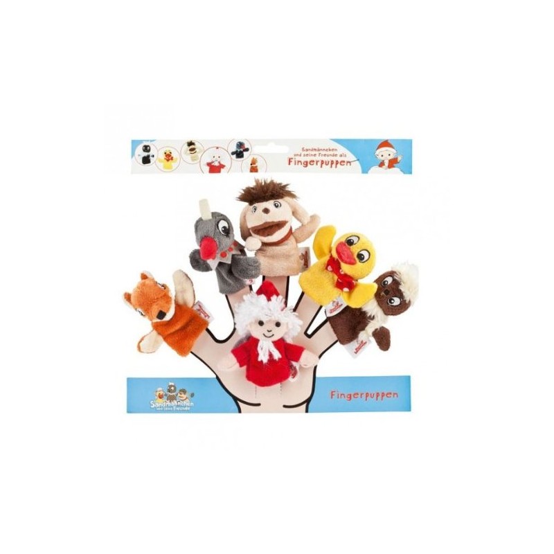 Unser Sandmännchen und Freunde 986176 – Finger Puppet Set –