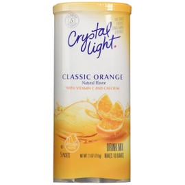 Crystal Light Pitcher Packets, Classic Orange, 2.5 OZ