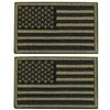 U-LIAN U-LIAN 2 PCS USA Flag Patch Tactical Morale Patch