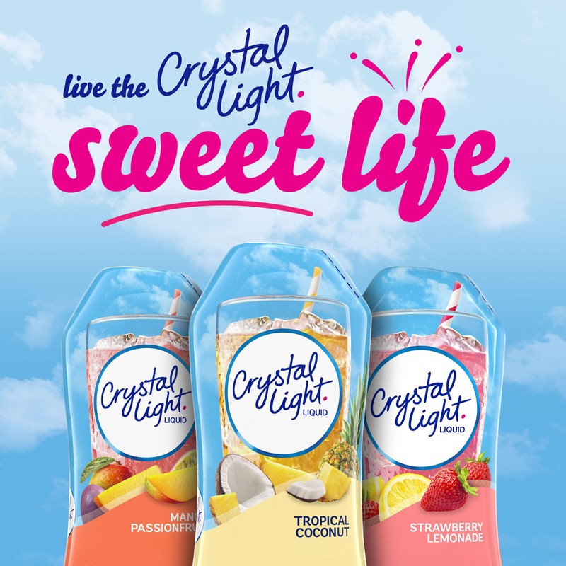 Crystal Light Liquid Tropical Coconut Naturally Flavored Drink Mix, 1.62