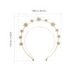 TENDYCOCO Diadema Hexagrama Diadema Estrella Diadema De Diosa Aros Para