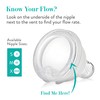 Evenflo Feeding Balance + Wide Neck BPA-Free Silicone Medium Flow