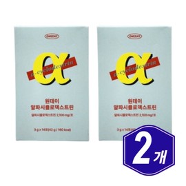 Days On One Day Alpha Cyclodextrin 14 Packets x 2 Alpha Cidi Indigestible Maltodextrin / 데이즈온 원데이 알파시클로덱스트린 14포 x 2개 알파시디 난소화성말토덱스트린