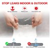 Cinta Impermeable Butilo Glowlin 10m x 10cm Tapa Goteras Plata