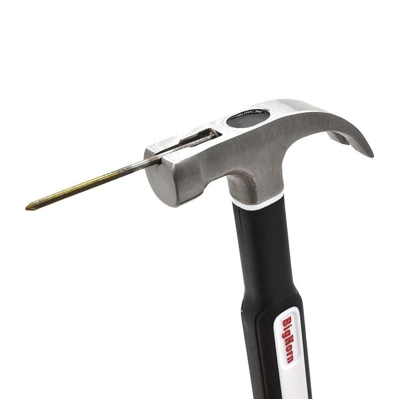 Big Horn 15153 8 Oz Mini Claw Hammer with Rubber
